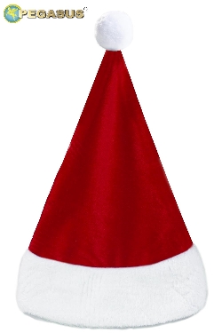 CAPPELLO BABBO NATALE CINIGLIA ROSSO